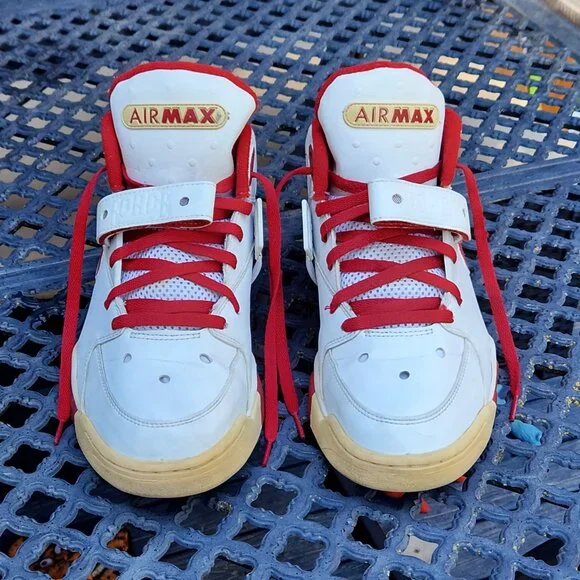 Nike Air Force Max B 'White Varsity Red' (2002) Vintage - Picture 4 of 13
